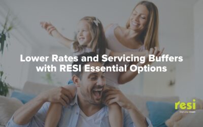Lower Rates and Servicing Buffers with Resi Essential Options