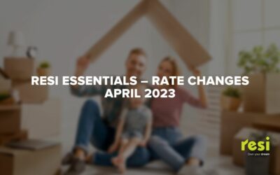 RESI Essential Rate Changes – April 2023